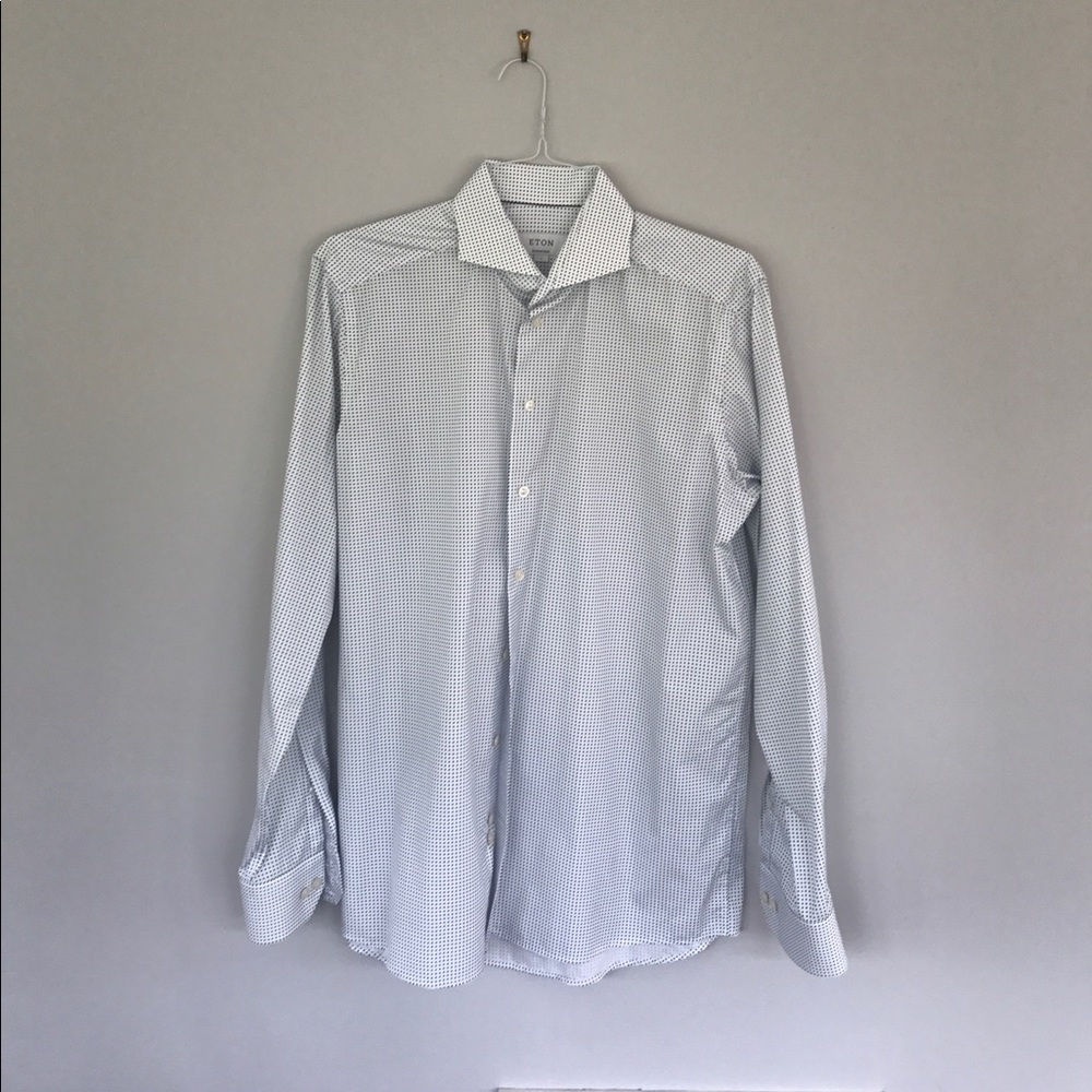 🔥SALE🔥 Men’s Eton spread collar dress shirt.